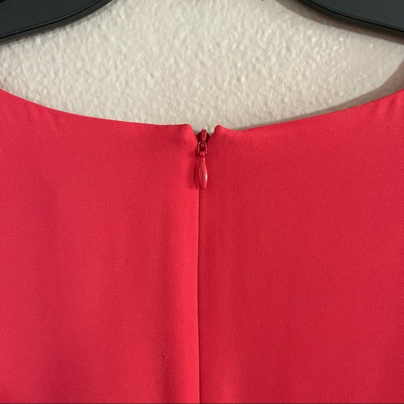 Chelsea28 Bell Sleeve Chiffon Coral Shirt Dress - Picture 10 of 12